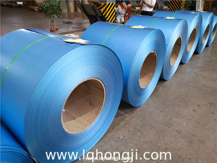 China Factory Blue Golden color tinted AFP anti-finger-print galvalume steel coil AZ150g supplier